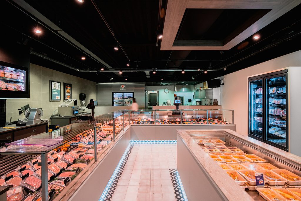 Overzichtsfoto van de winkel slagerij Oosterhof