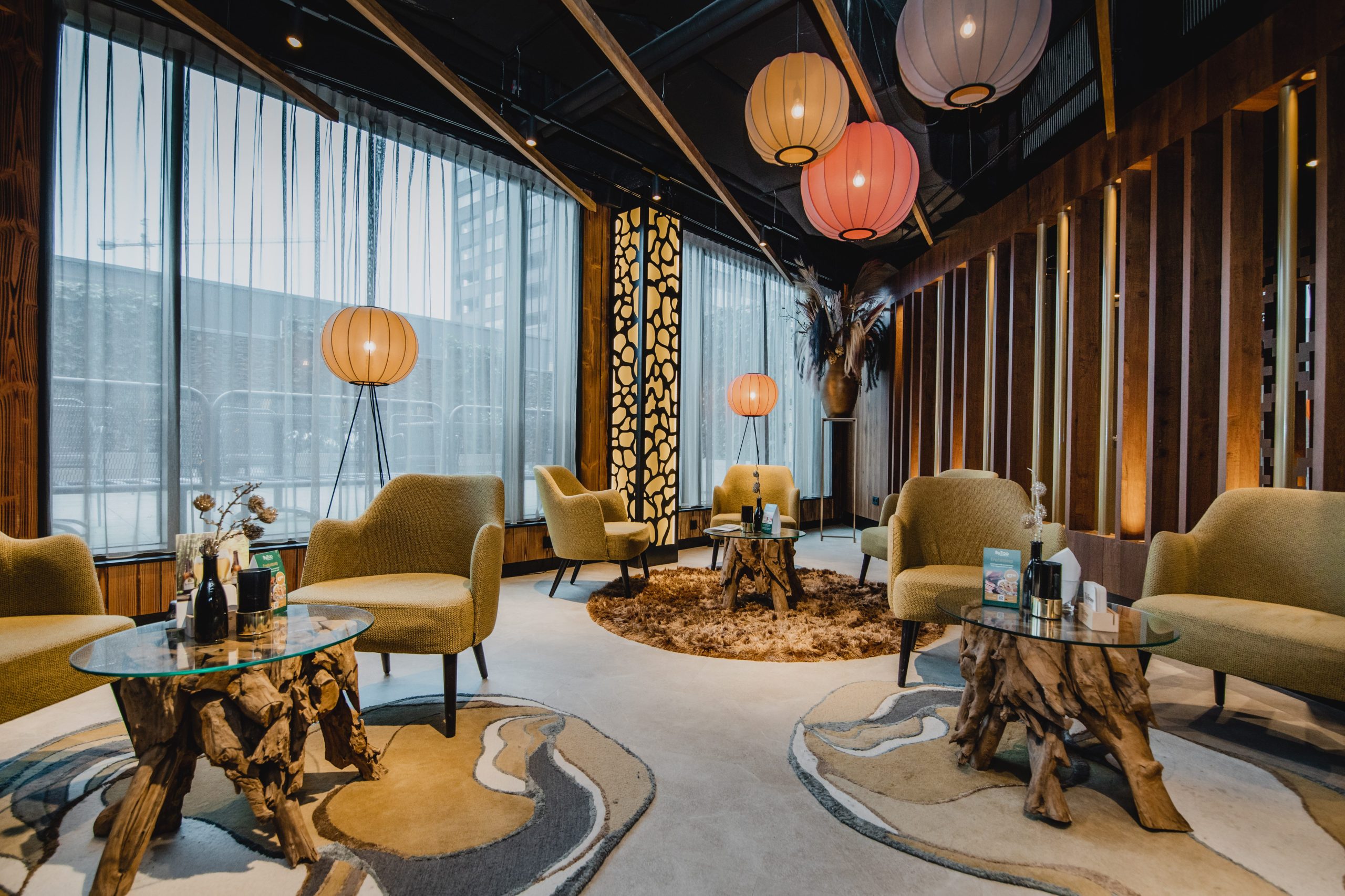 Lobby in het het Fletcher Hotel ByZoo Emmen