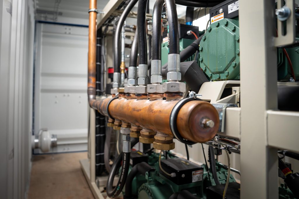 Koelinstallatie bij Agroworld in Oldenzaal