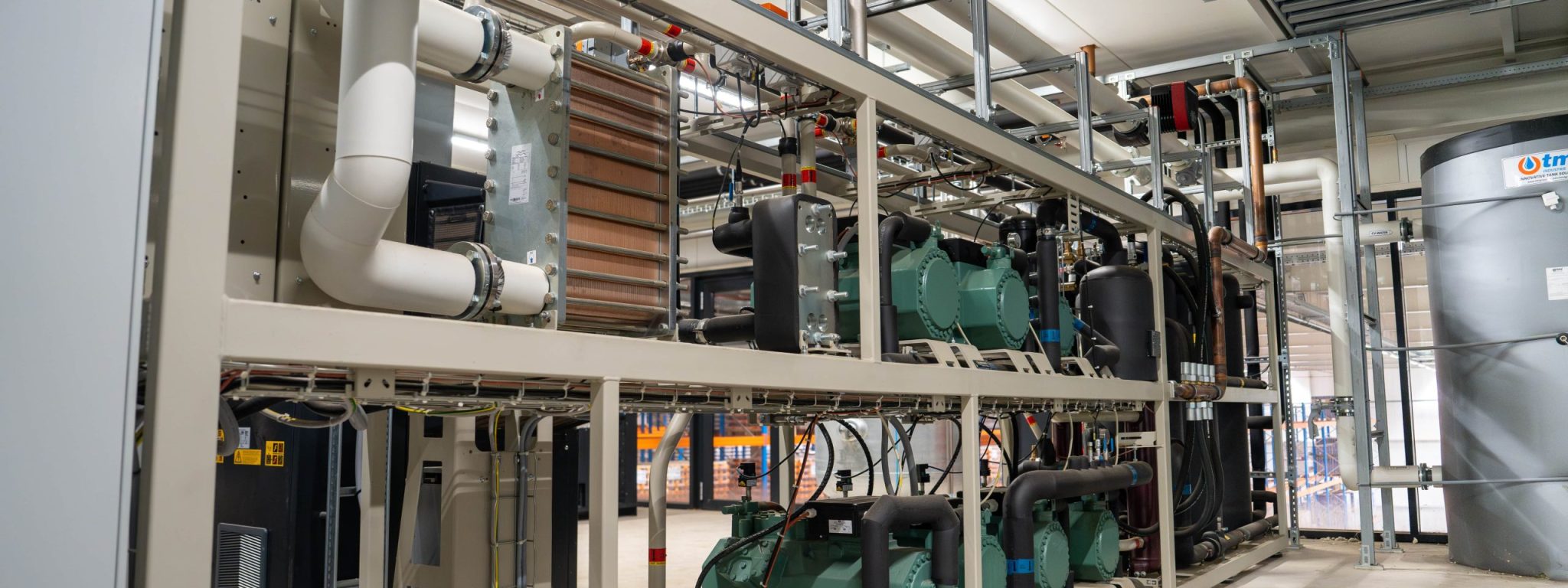 Koel- klimaatinstallatie bij Zuivelhoeve in Enschede